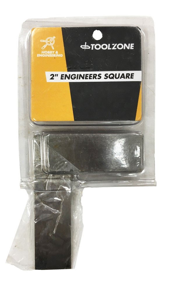 ENGINEERS SQUARE 50mm SOLID STEEL - TOOLZONE KDPMS053