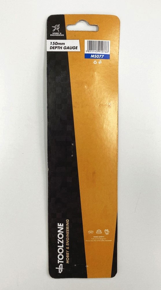 DEPTH GAUGE 6 0-150mm METRIC AND IMPERIAL - TOOLZONE KDPMS077