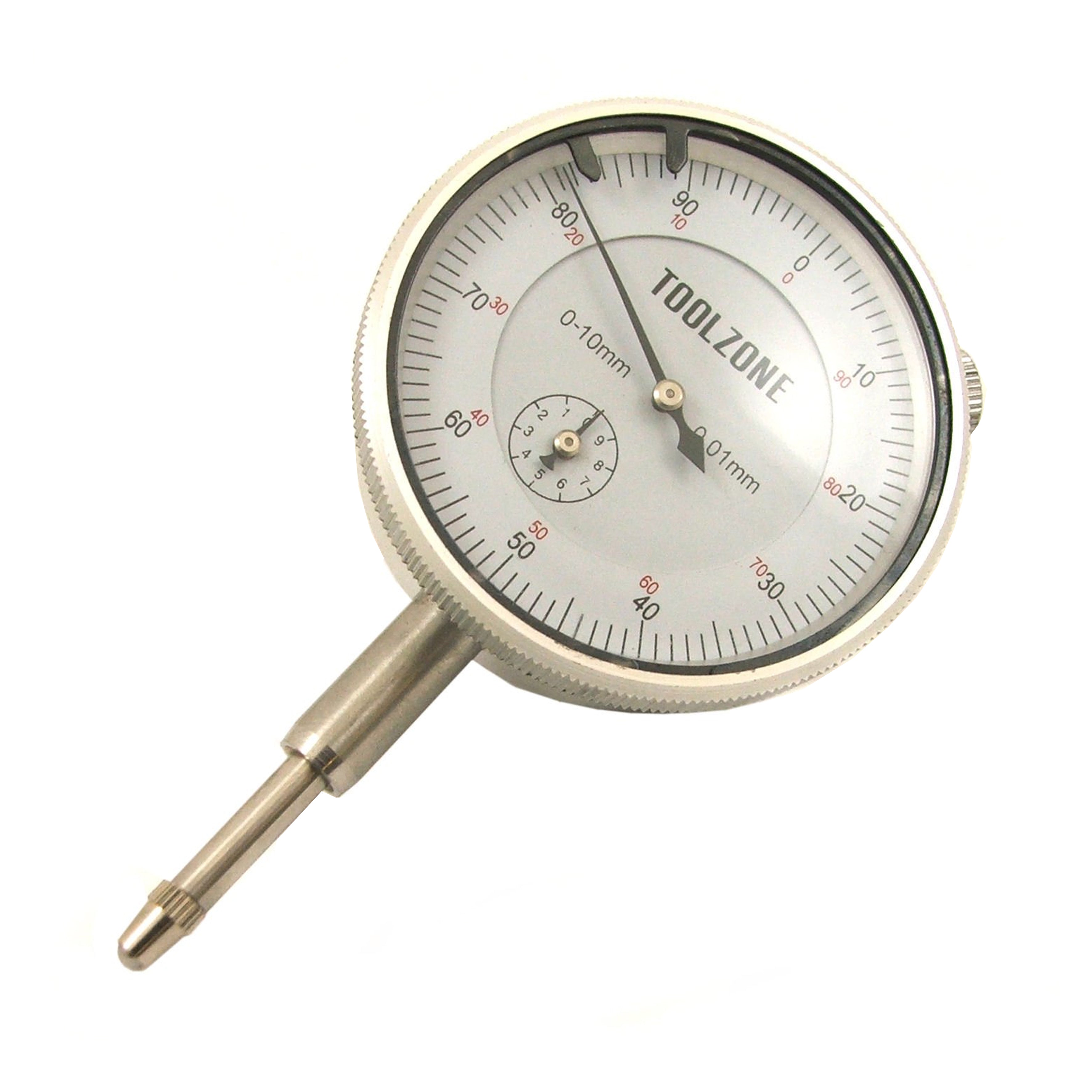 DTI DIAL GAUGE 0-10mm 0.01mm READING 57mm DIAL - TOOLZONE KDPMS083