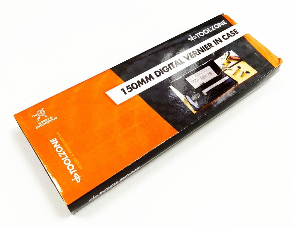 DIGITAL VERNIER CALIPER 150mm IN CASE +/-0.02mm ACCURACY - TOOLZONE KDPMS092