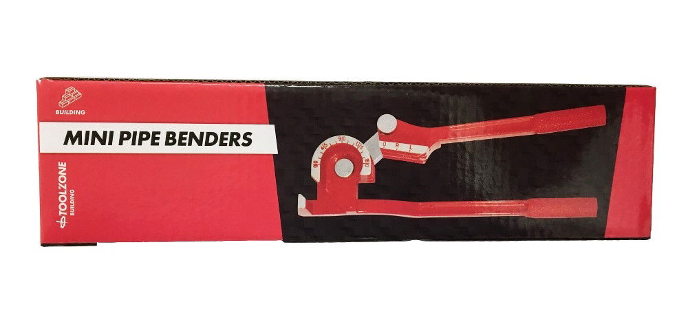 MINI PIPE BENDER 6mm 8mm 10mm UP TO 180° 260mm LENGTH - TOOLZONE KDPPB049