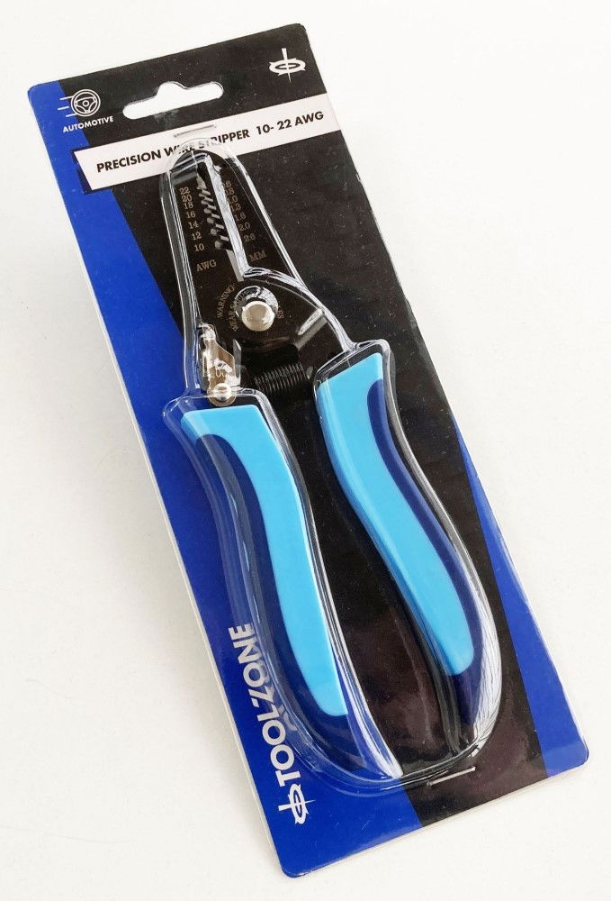 WIRE STRIP PLIERS 10-22 swg SPRING LOADED LOCKING CATCH - TOOLZONE KDPPL129