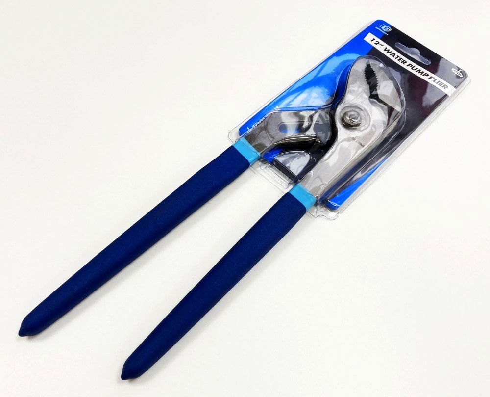 WATER PUMP PLIERS 12 SATIN FINISH GROOVE JOINT - TOOLZONE KDPPL161