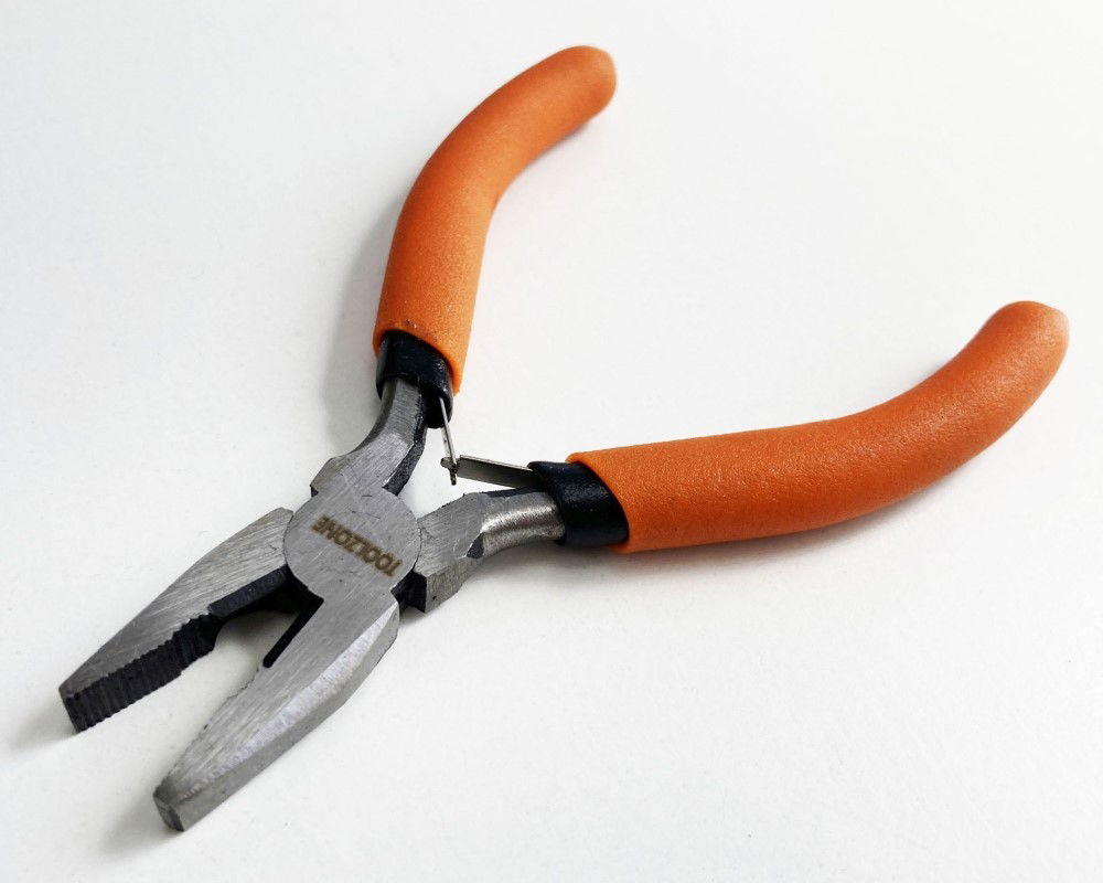 MINI COMBINATION PLIERS SPRING LOADED FOAM HANDLES - TOOLZONE KDPPL174