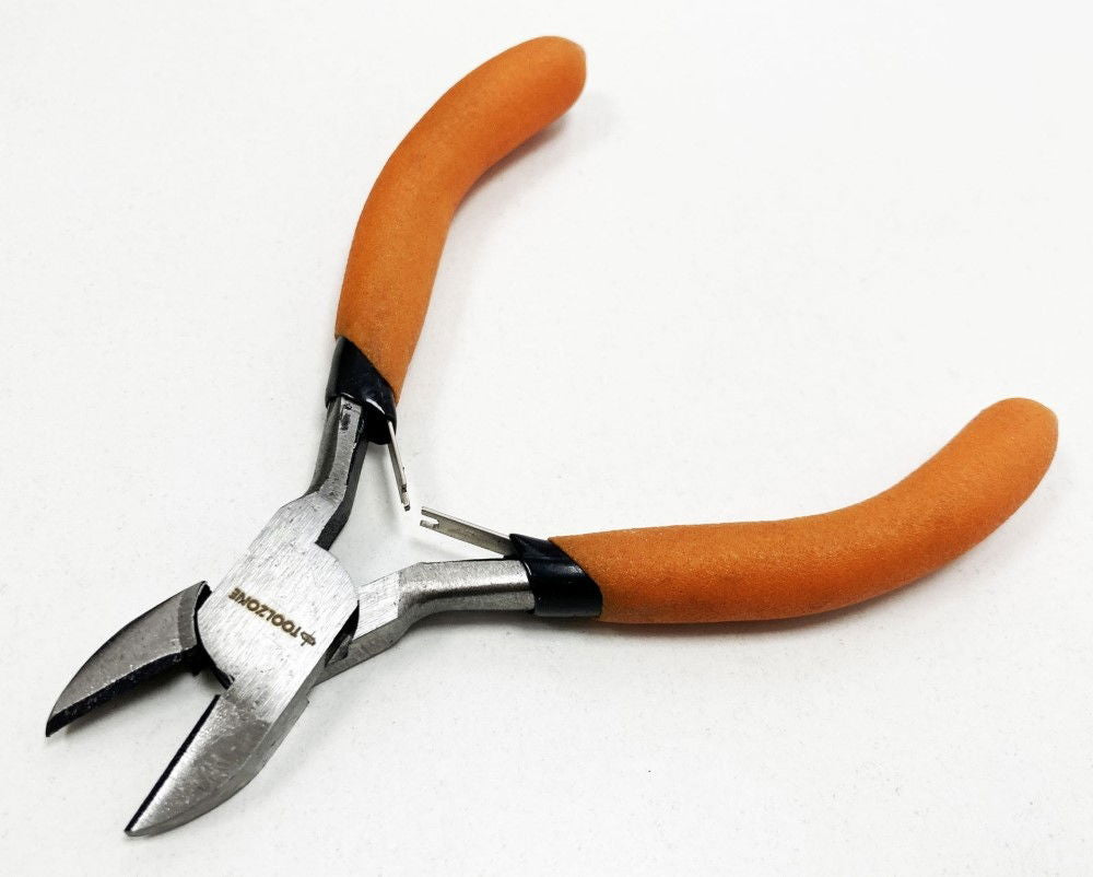 MINI SIDE CUT PLIERS SPRING LOADED FOAM HANDLES - TOOLZONE KDPPL175