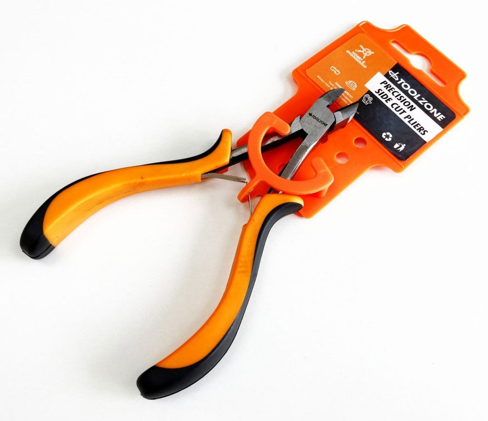 PRECISION SIDE CUT PLIERS LEAF SPRING CARBON STEEL - TOOLZONE KDPPL184