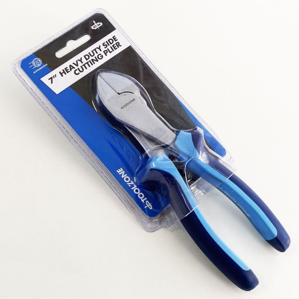 SIDE CUT PLIER HEAVY DUTY 7 SATIN FINISH DROP FORGED STEEL - TOOLZONE KDPPL207