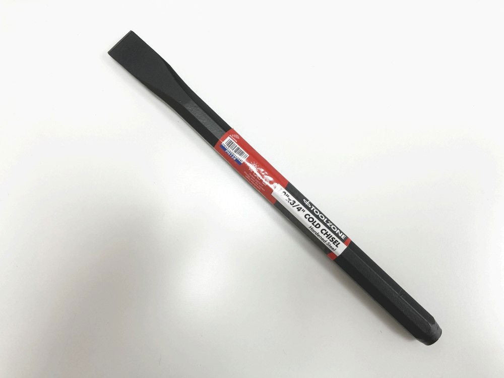 COLD CHISEL 10 x 3/4 DROP FORGED HARDENED STEEL BLACK FINISH - TOOLZONE KDPPN158