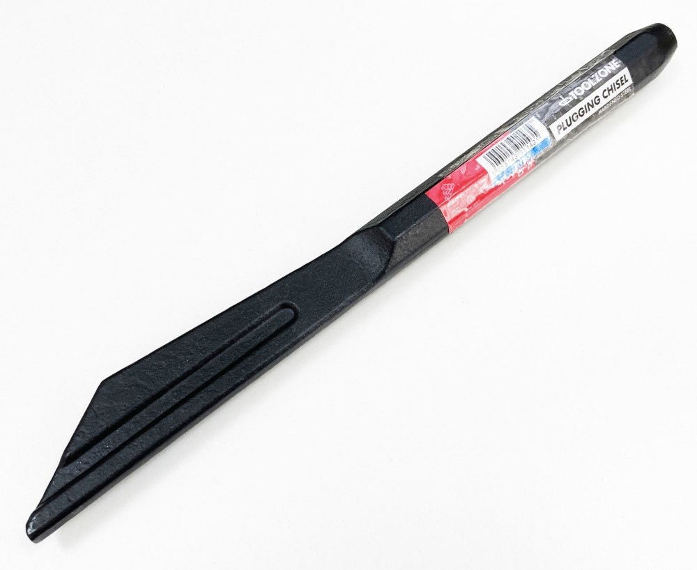PLUGGING CHISEL 250mm x 20mm HARDENED STEEL - TOOLZONE KDPPN165