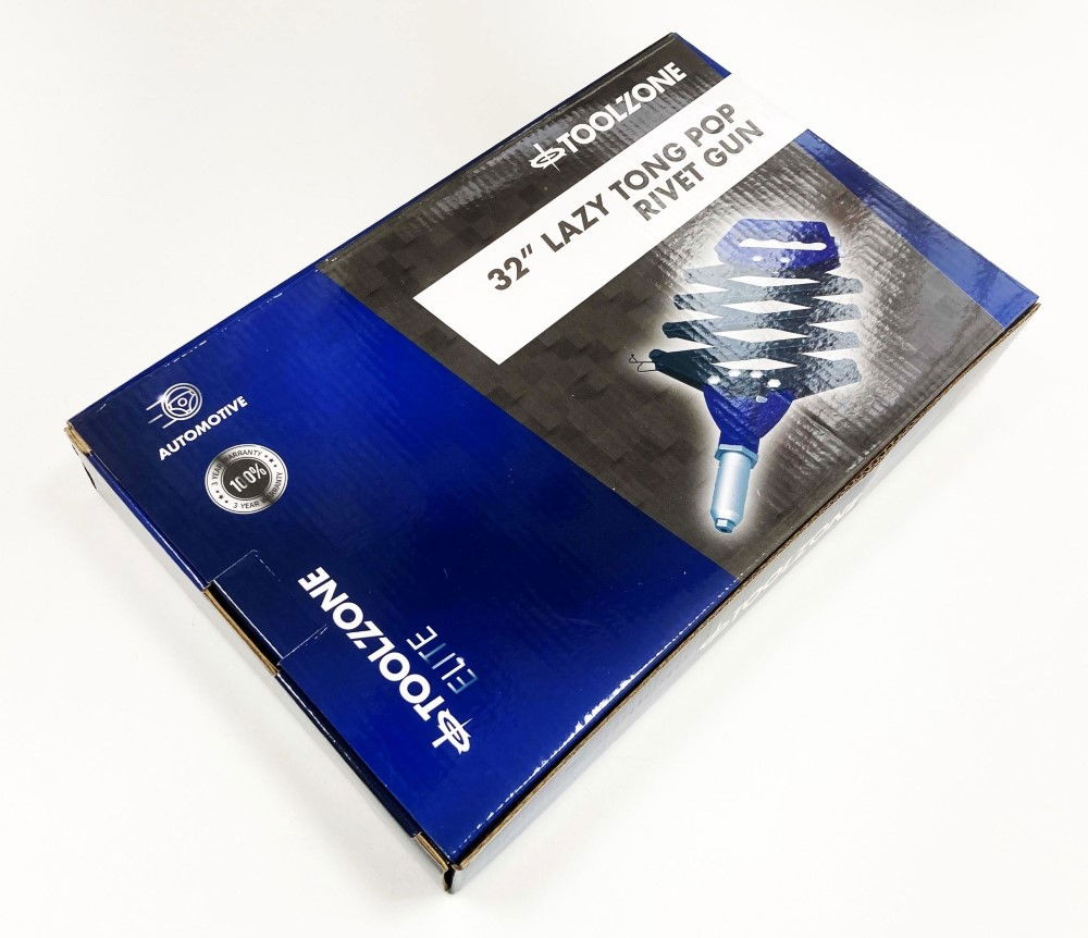 RIVETER LAZY TONG 3.2-6.4mm 3 NOZZLES - TOOLZONE KDPRV005