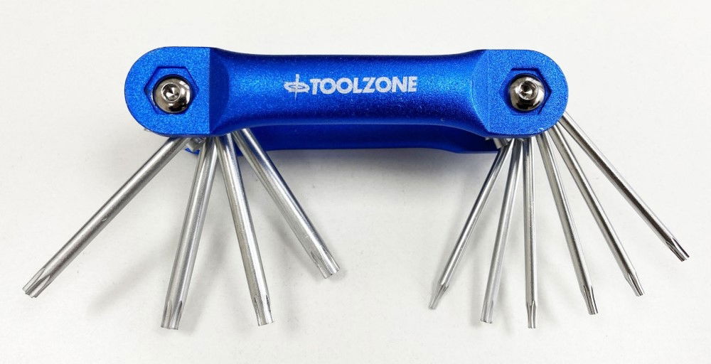 FOLDING STAR KEY SET T6-T30 ALUMINIUM FRAME - TOOLZONE KDPSD087