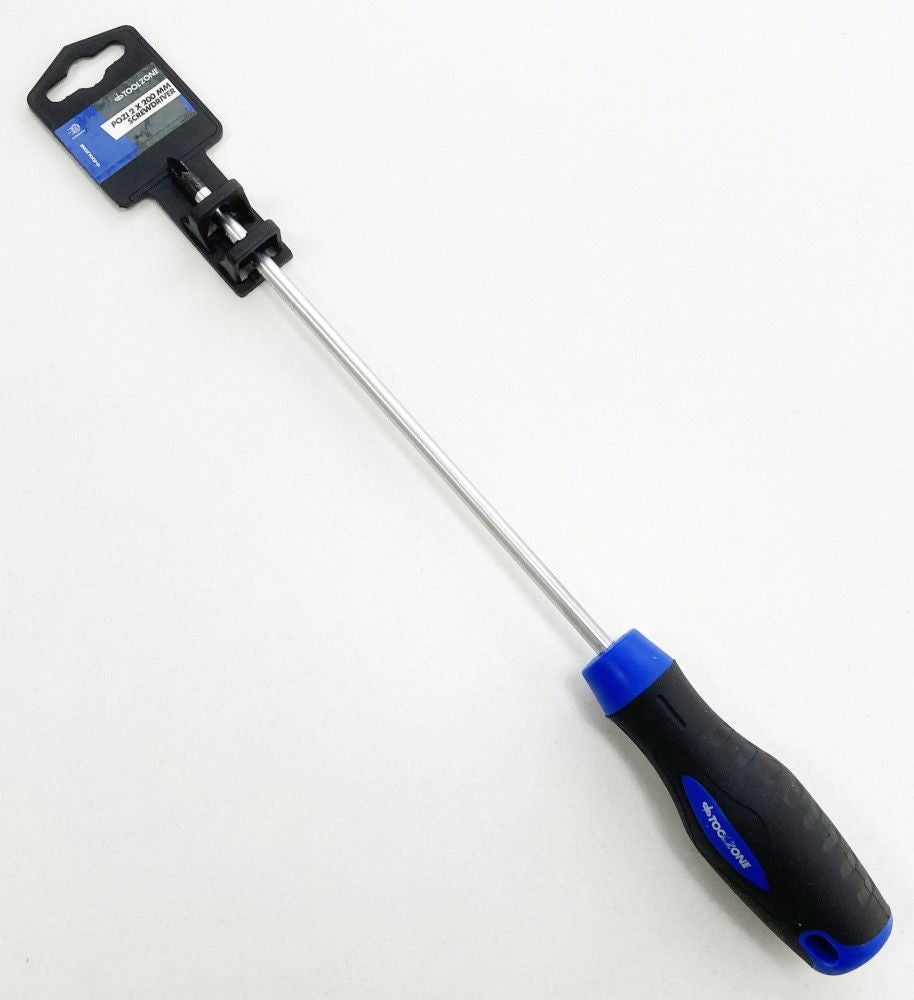 SCREWDRIVER POZI 2 200mm - TOOLZONE KDPSD107