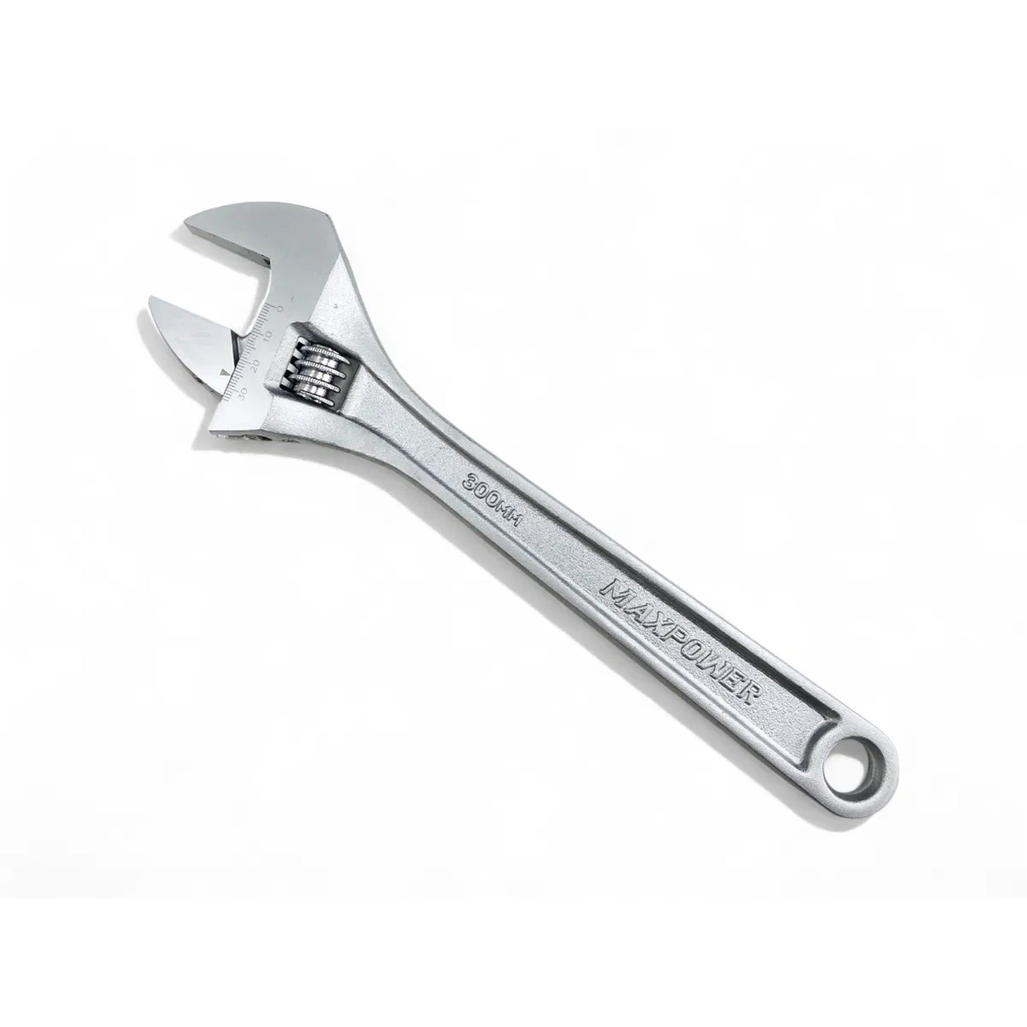 ADJUSTABLE SPANNER 12 MAX JAW 35mm DROP FORGED SATIN FINISH - TOOLZONE KDPSP053