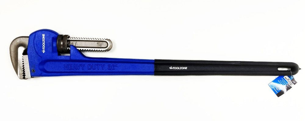 STILLSON WRENCH 36 MAX JAW 114mm DROP FORGED FOAM DIPPED HANDLE - TOOLZONE KDPSP070