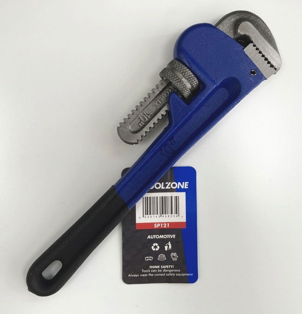STILLSON WRENCH 10 HEAVY DUTY DROP FORGED CARBON STEEL - TOOLZONE KDPSP121