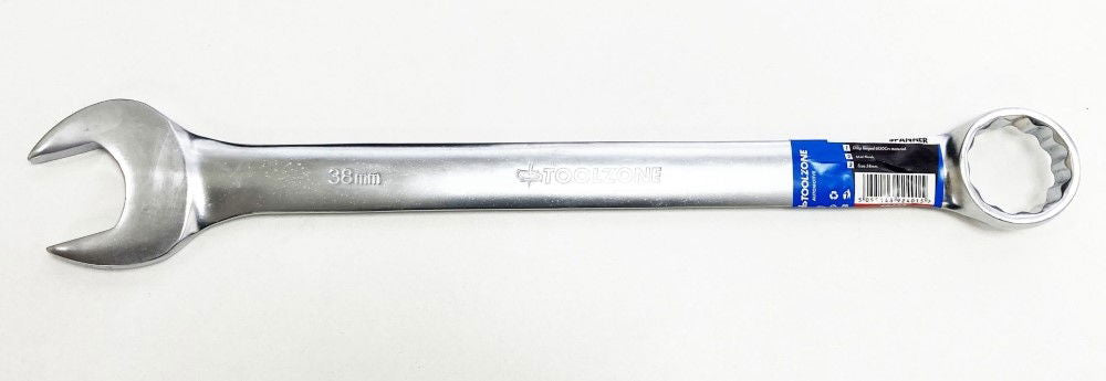 COMBINATION SPANNER 38mm 6150CRV MATT FINISH - TOOLZONE KDPSP185