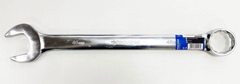 COMBINATION SPANNER 46mm 6150CRV MATT FINISH - TOOLZONE KDPSP187