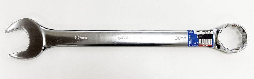 COMBINATION SPANNER 60mm 6150CRV MATT FINISH - TOOLZONE KDPSP190