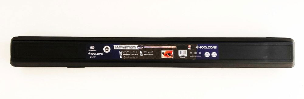 TORQUE WRENCH 3/4 DRIVE 100-500nm CALIBRATION CERTIFICATE LOCKING NUT - TOOLZONE KDPSS025