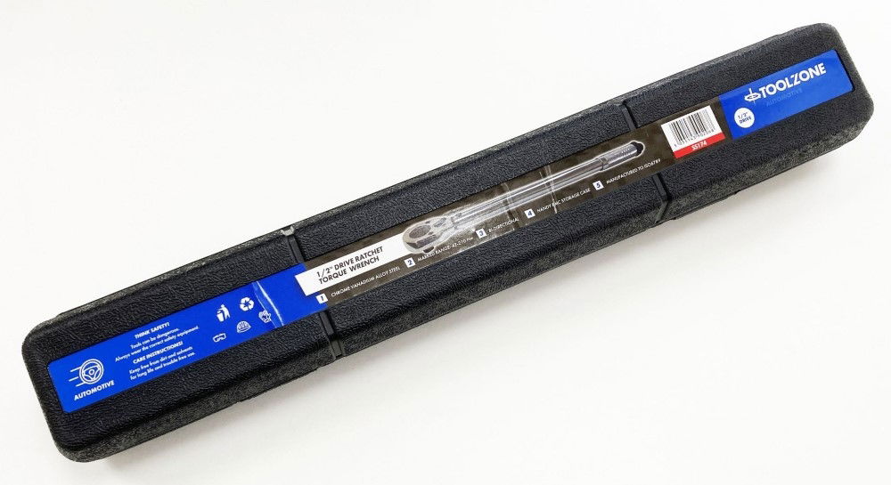 TORQUE WRENCH 1/2 DRIVE 42-210nm ISO6789 CRV SATIN FINISH - TOOLZONE KDPSS174