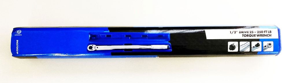 TORQUE WRENCH 1/2 DRIVE 25-250 ft lb +/-4% ACCURACY - TOOLZONE KDPSS238