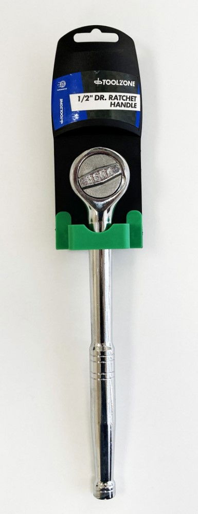 RATCHET HANDLE 1/2 DRIVE POLISHED CHROME QUICK RELEASE - TOOLZONE KDPSS241