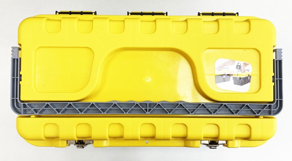 TOOLBOX STRONGO 21 HEAVY DUTY WITH METAL CLASPS AND CARRY TRAY - TOOLZONE KDPTB087