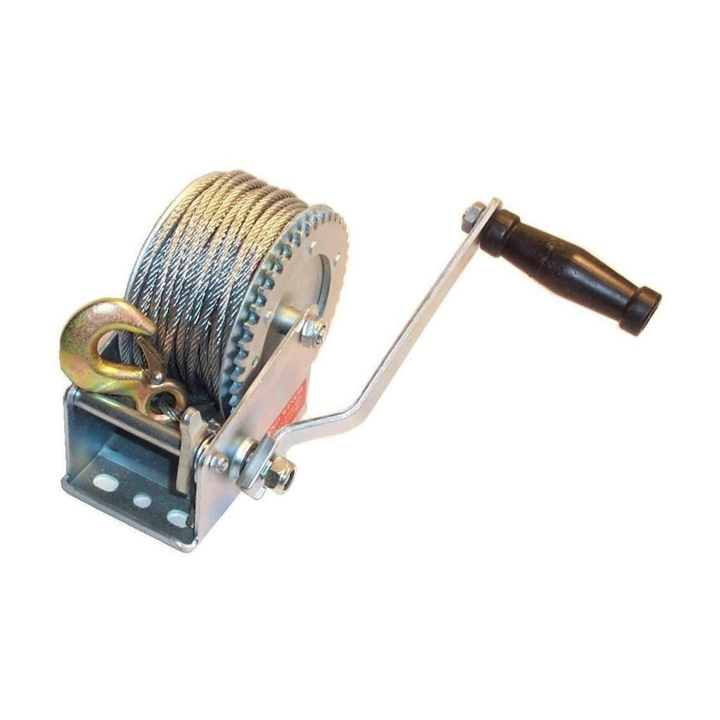 BOAT WINCH 1200lb 20m ROPE 5mm DIAMETER - TOOLZONE KDPTD023