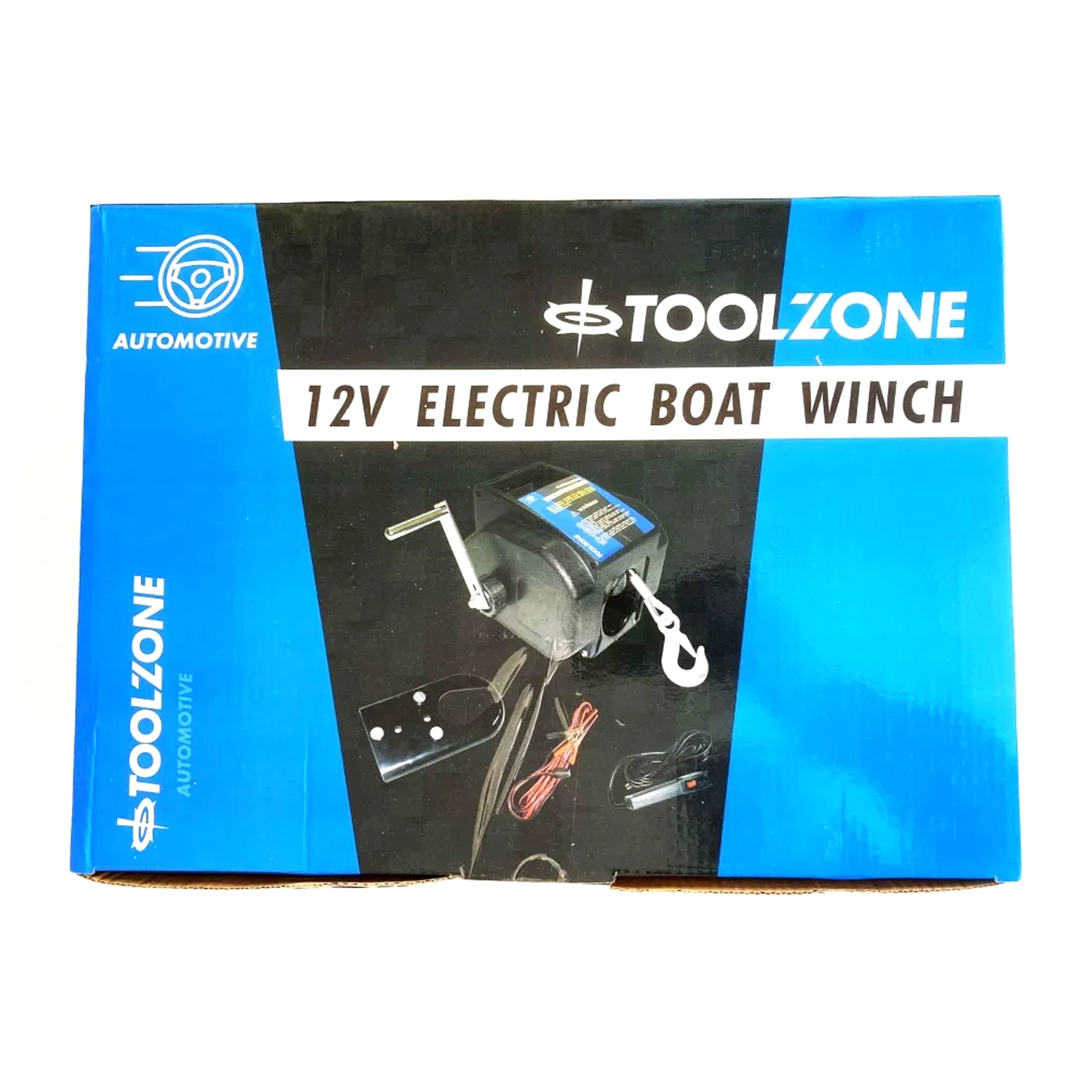ELECTRIC BOAT WINCH 12v 6000lb ROLLING 2000lb STRAIGHT PULL - TOOLZONE KDPTD024