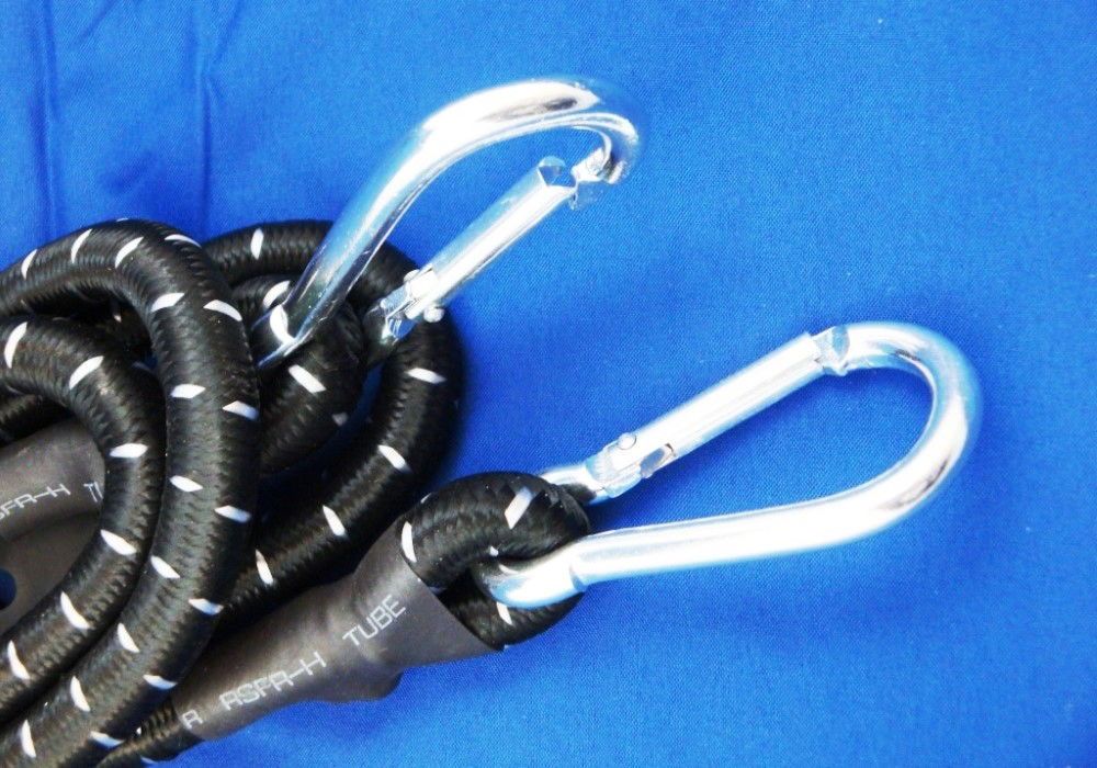 HEAVY DUTY BUNGEE 60 12mm WITH CARABINER CLIPS - TOOLZONE KDPTD045