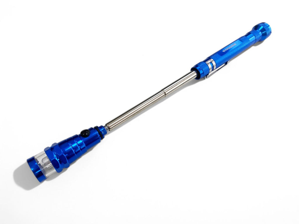 FLEXIBLE MAGNETIC BASE LED LIGHT 3 LED 170-560mm WITH PICK UP TOOL - TOOLZONE KDPTO190