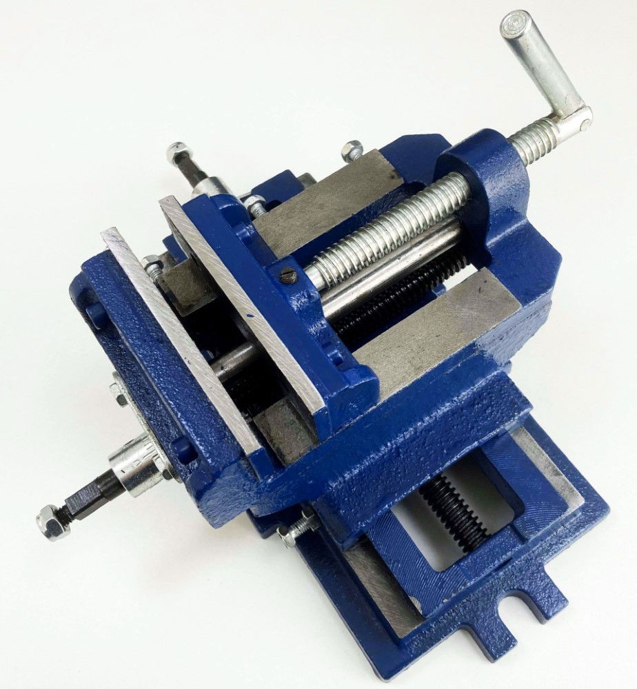 CROSS SLIDE VICE 4 94mm JAW OPENING 104mm JAW WIDTH - TOOLZONE KDPVC016
