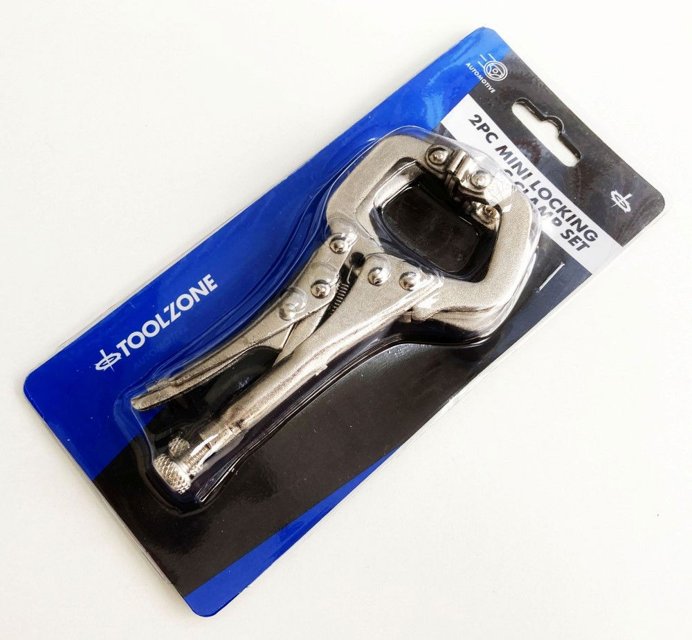 LOCKING C CLAMP SET MINI 2 PIECE 4 - TOOLZONE KDPWH041