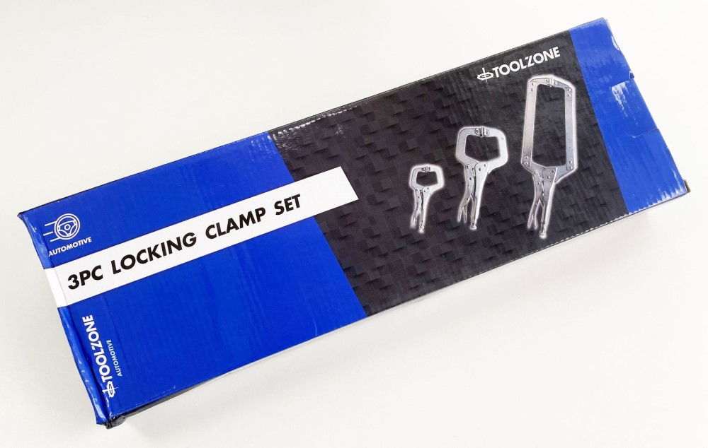 C CLAMP SET 3 PIECE 6 11 18 WITH SWIVEL PADS - TOOLZONE KDPWH042