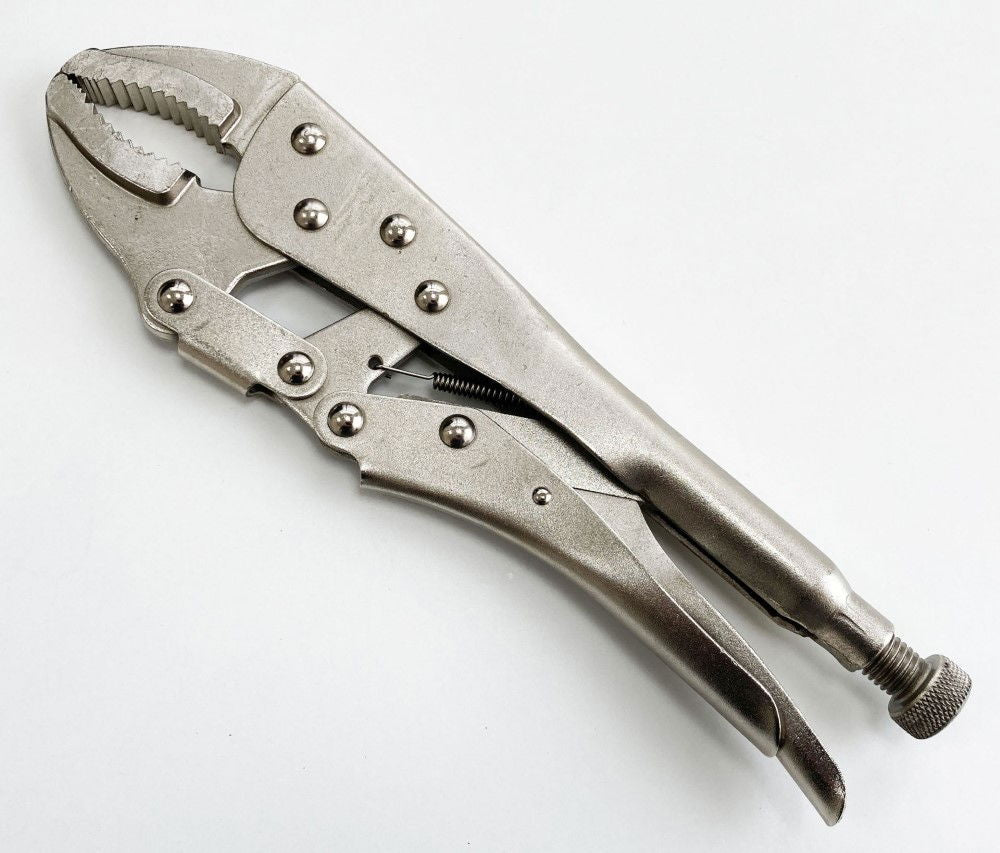 LOCKING PLIERS JUMBO 12 CURVED JAW MAX JAW SIZE 70mm - TOOLZONE KDPWR133