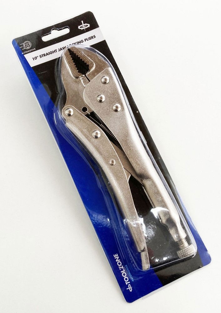 LOCKING PLIER STRAIGHT JAW 10 - TOOLZONE KDPWR169