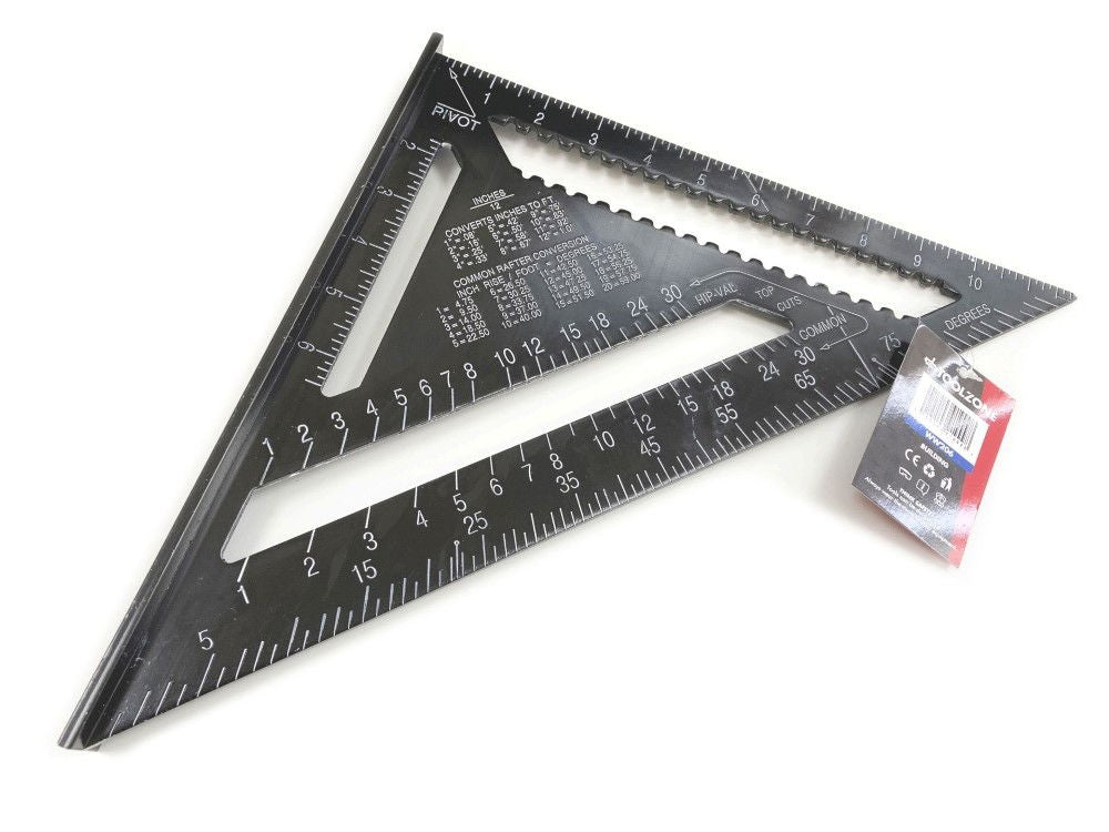 ROOFERS SQUARE ALUMINIUM 12 BLACK - TOOLZONE KDPWW206