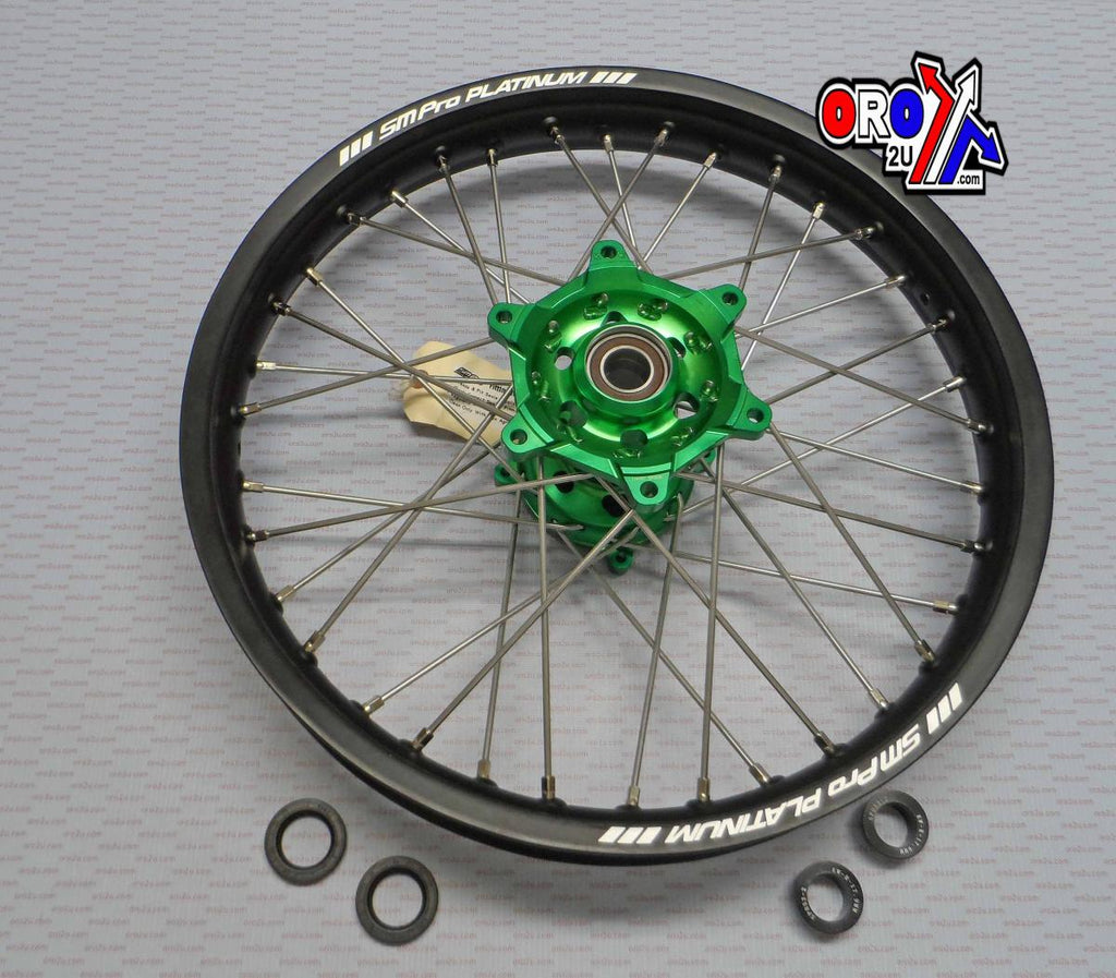 19x2.15 WHEEL KAW BK/BE RACE, BLACK RIM, BLUE HUB, SB05304810199