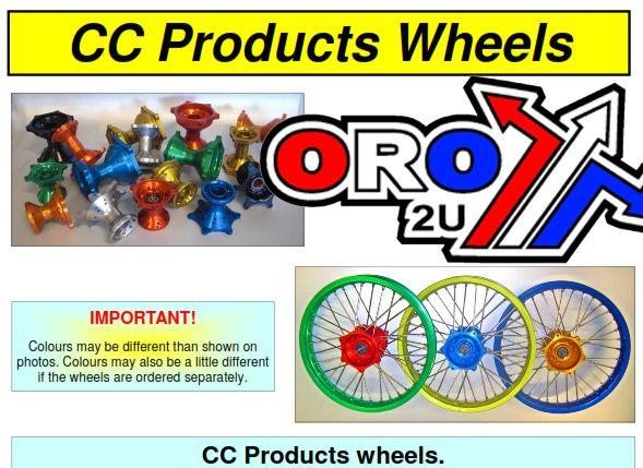 21x1.60 WHEEL YAM BK/GD CC, RIM BK SM PRO, HUB GOLD FRONT, 53-1092112116012SM PRO