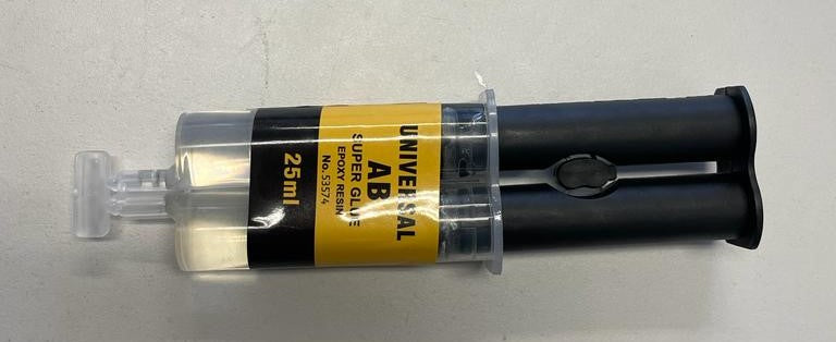 143 x AB EPOXY RESIN CLEAR SYRINGE 25ml