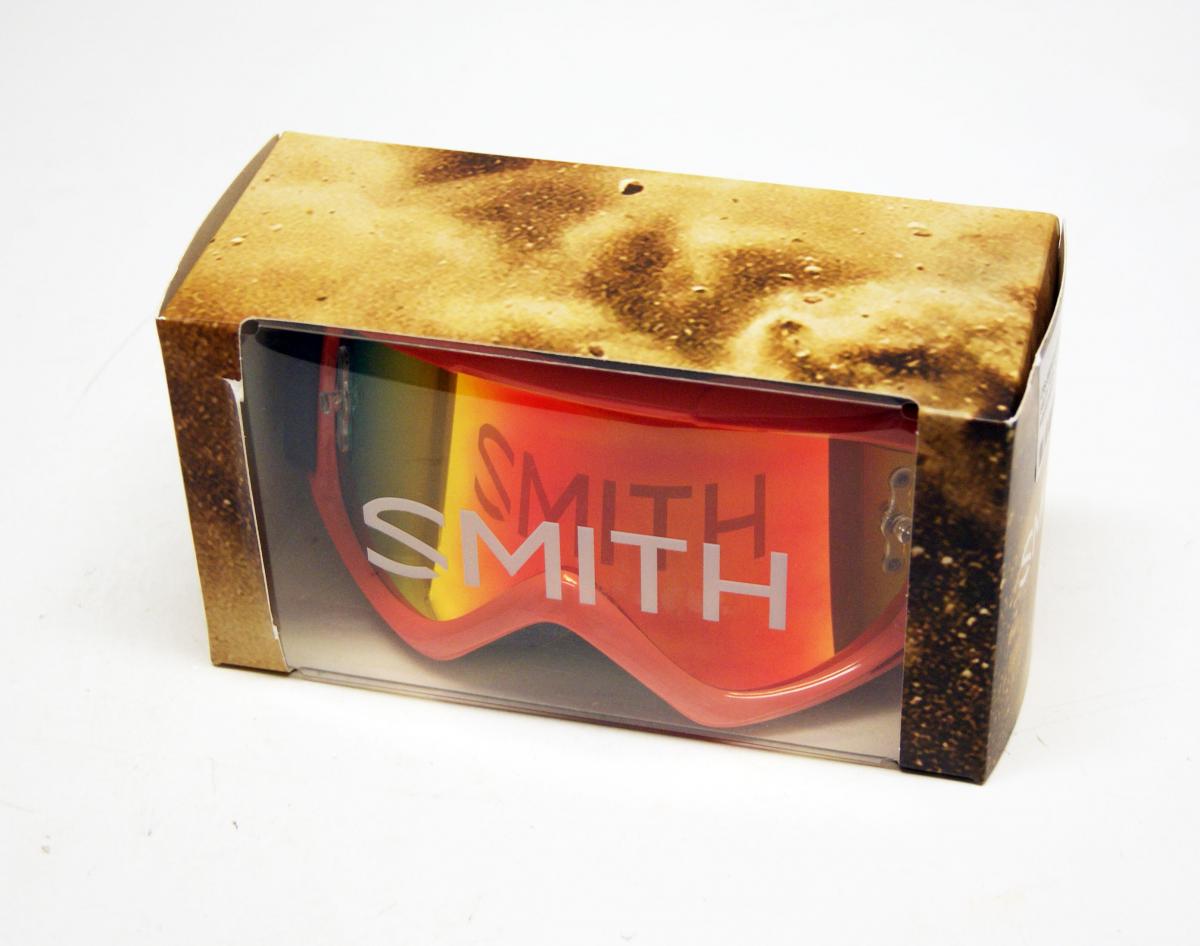 010 SMITH FUEL V.1 MAX RED ROCK, M00303909912 - END OF LINE, MIRRORED LENS AND CLEAR LENS