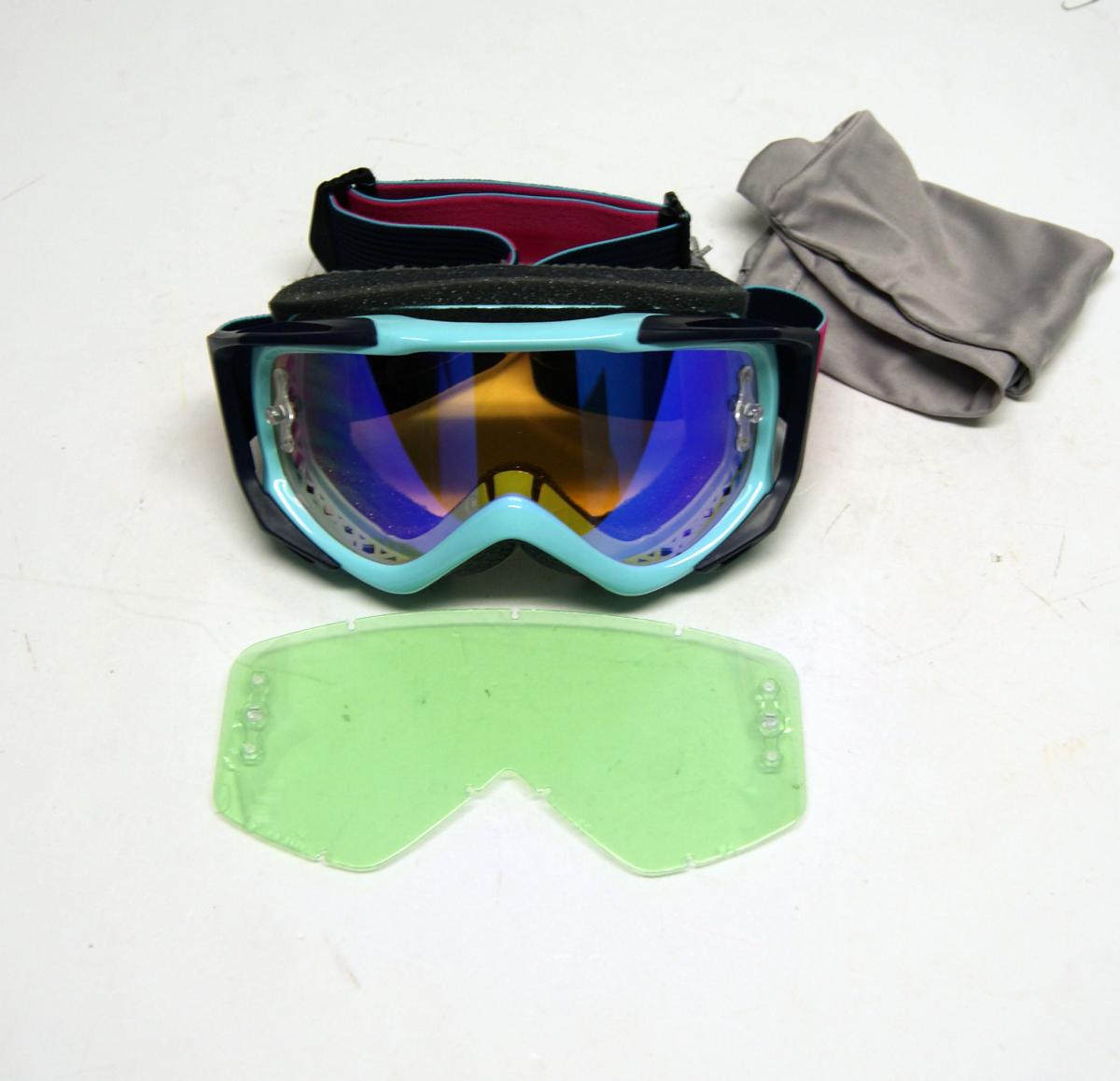 007 SMITH FUEL V.2 ICEBERG BLUE, M0083136099ZF - END OF LINE, MIRRORED LENS AND CLEAR LENS