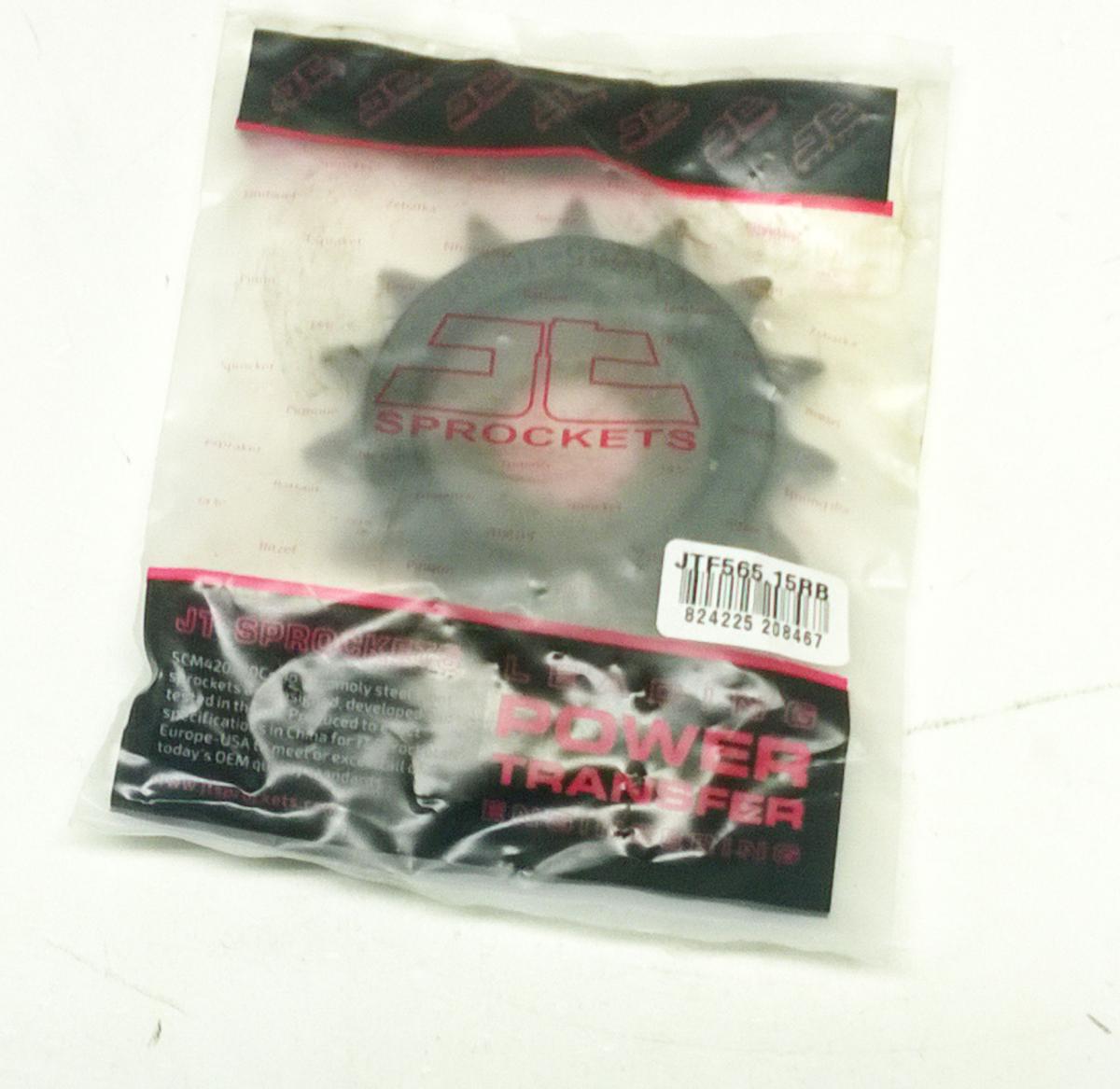 FRONT SPROCKET JTF565.15RB JT, OE Rubber Cushioned, SF565-15