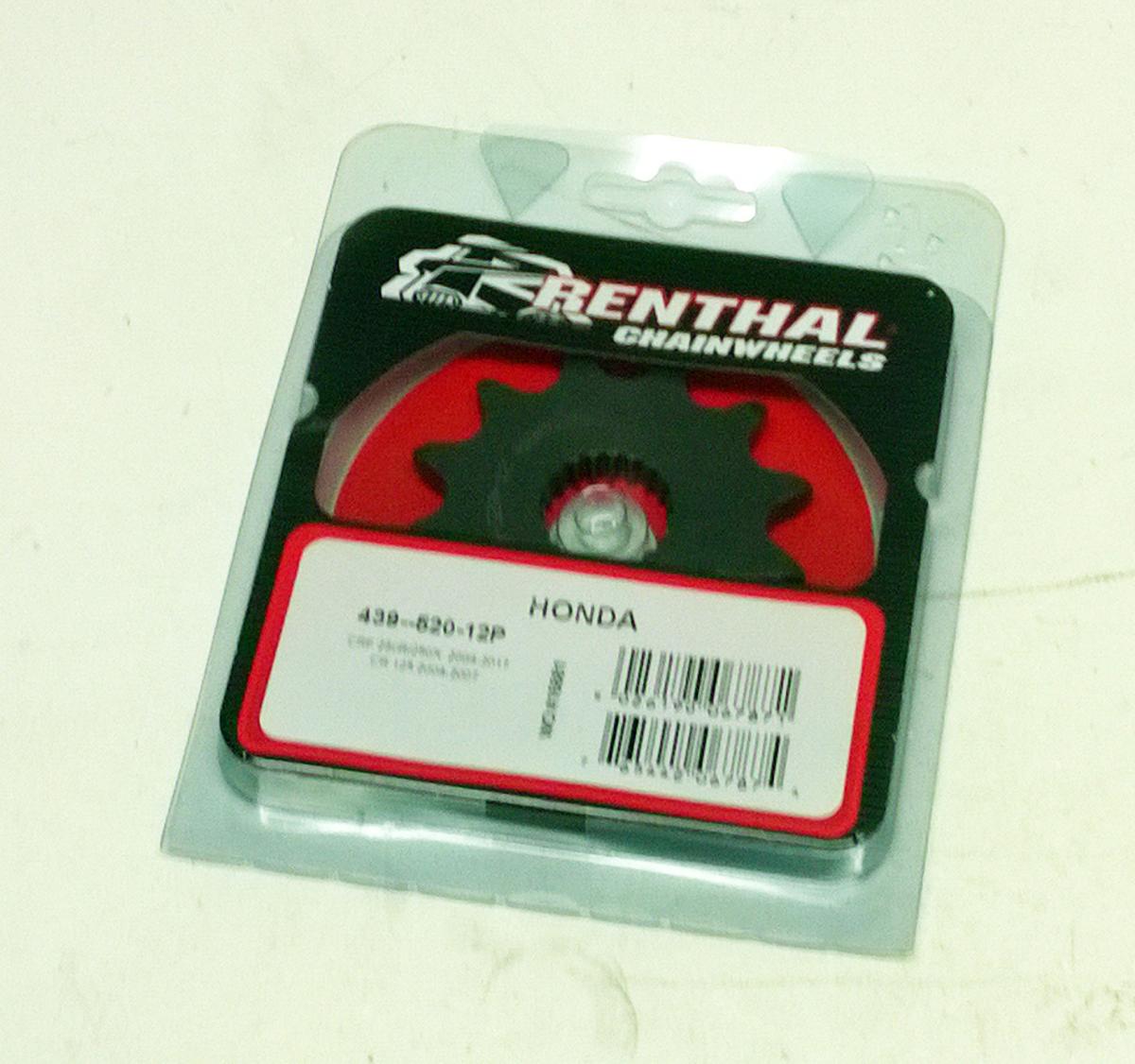 FRONT SPROCKET RENTHAL 439, HONDA 439--520-12P, 43952012
