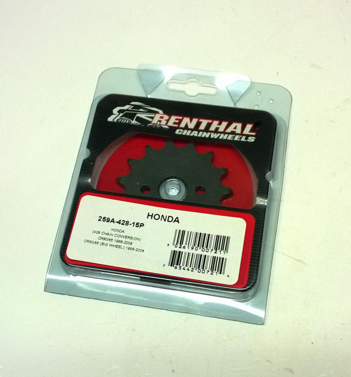 FRONT SPROCKET RENTHAL 259A, HONDA259A-428-15P
