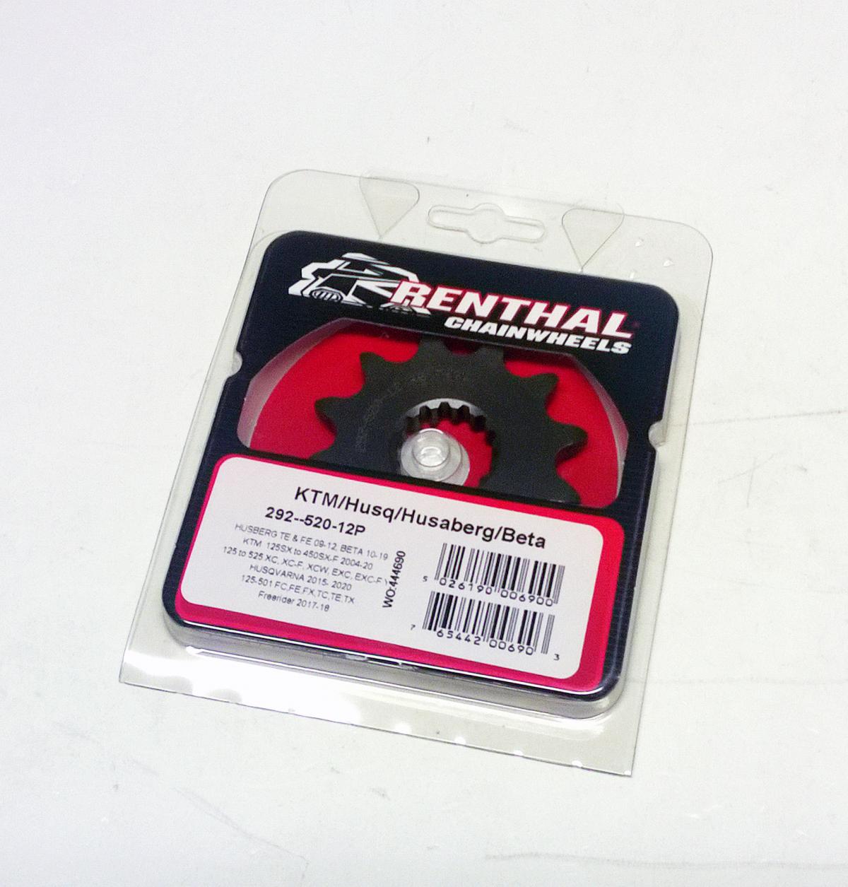 FRONT SPROCKET RENTHAL 292, KTM HUSABERG BETA 292-520-12, 292--520-12P