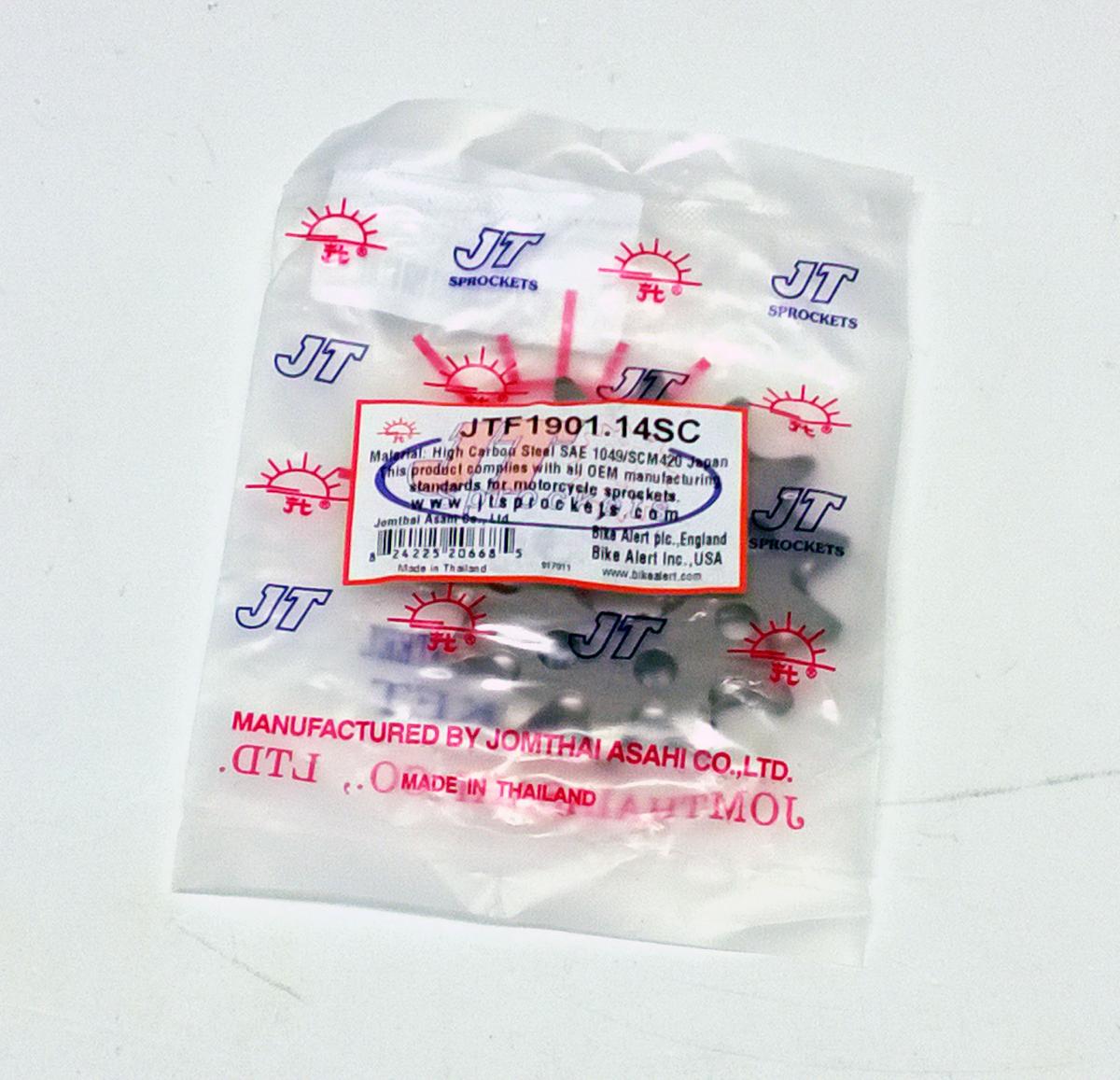 FRONT SPROCKET JTF1901.14SC JT, Lightweight Self-Cleaning, JF190114 JTF1901.14SC