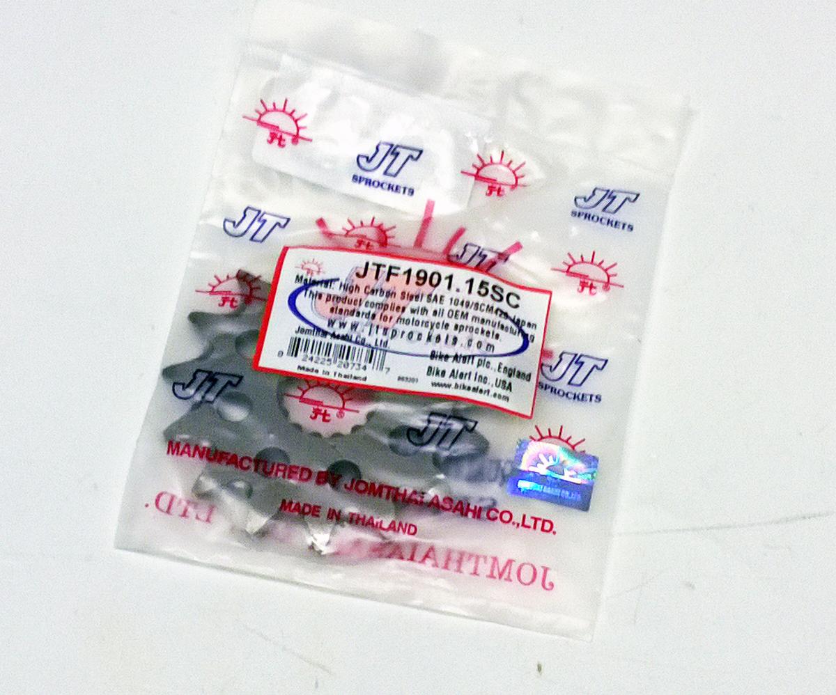FRONT SPROCKET JTF1901.15SC JT, LIGHT WEIGHT & SELF CLEANING, JTF1901.15SC