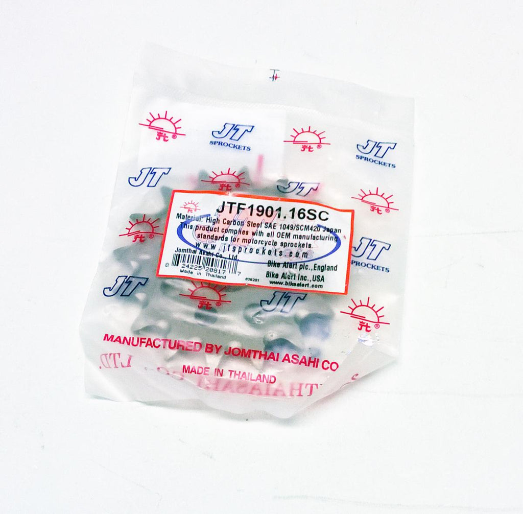 FRONT SPROCKET JTF1901.16SC JT, Lightweight Self-Cleaning, SF1901-16