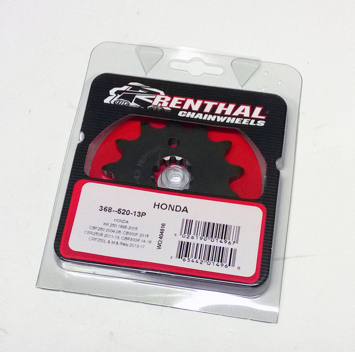 FRONT SPROCKET RENTHAL 368, HONDA 368--520-13P